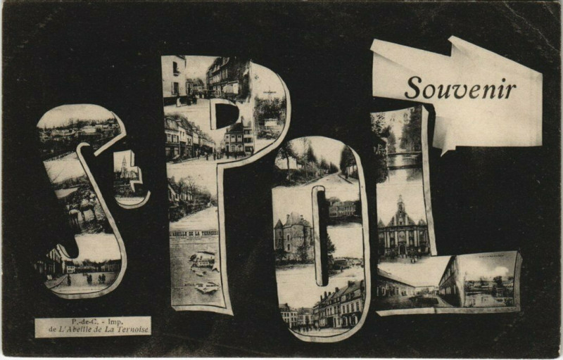Carte postale ancienne Souvenir de Saint-Pol