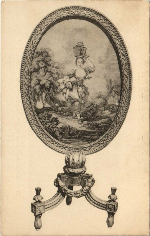 Carte postale ancienne Saint-Omer - Ecrn en tapisserie des Gobelins signé 'Cozette 1773' à Saint-Omer