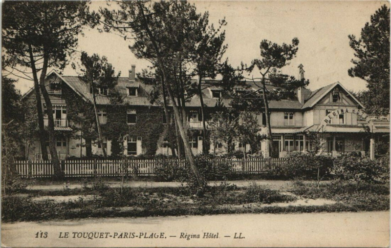 Carte postale ancienne Le Touquet-Paris-Plage - Régina Hotel au Touquet-Paris-Plage