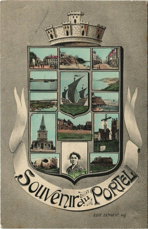 Carte postale ancienne Souvenir du Portel