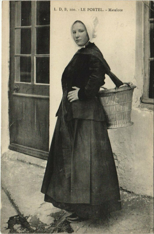 Carte postale ancienne Le Portel - Matelote au Portel