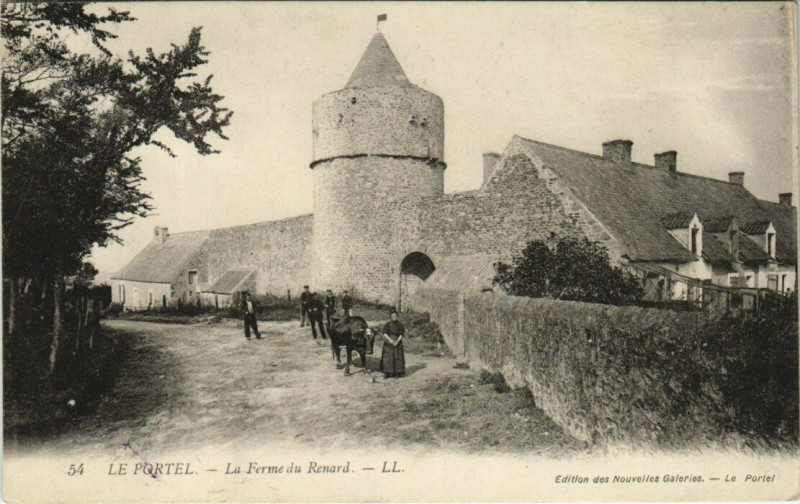 Carte postale ancienne Le Portel - La Ferme du Renard au Portel