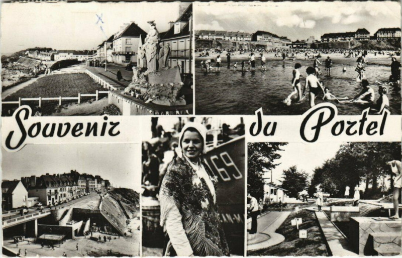 Carte postale ancienne Souvenir du Portel