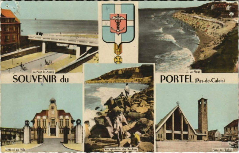 Carte postale ancienne Souvenir du Portel