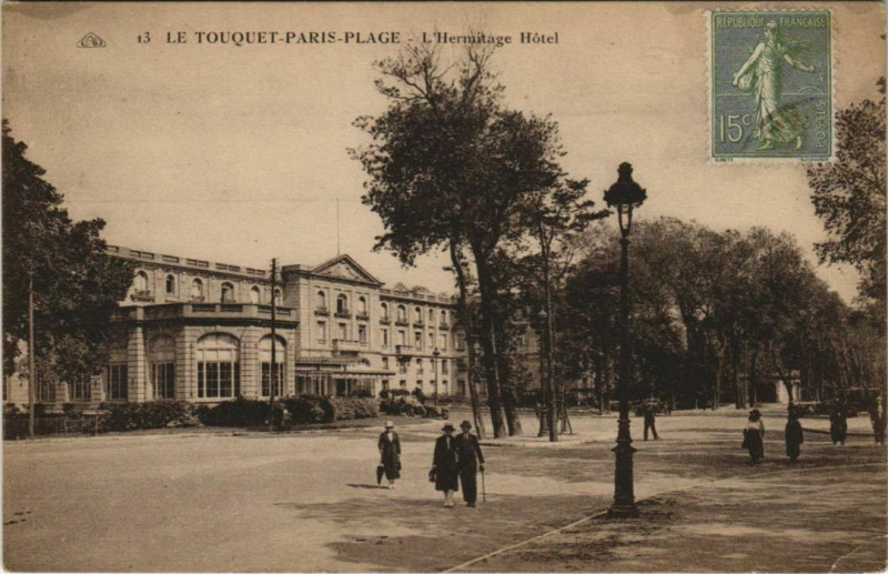 Carte postale ancienne Le Touquet-Paris-Plage L'Hermitage Hotel au Touquet-Paris-Plage