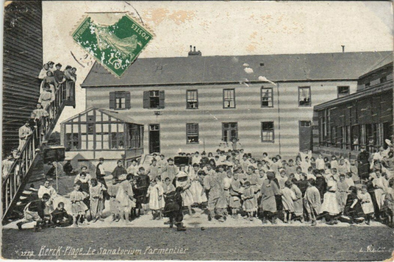 Carte postale ancienne Berck-Plage - Le Sanatorium Parmentier à Berck