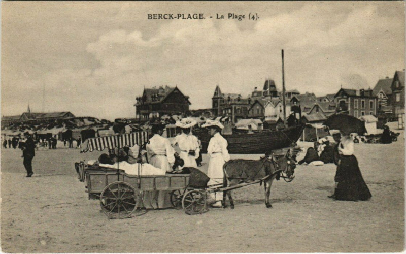 Carte postale ancienne Berck-Plage - La Plage à Berck