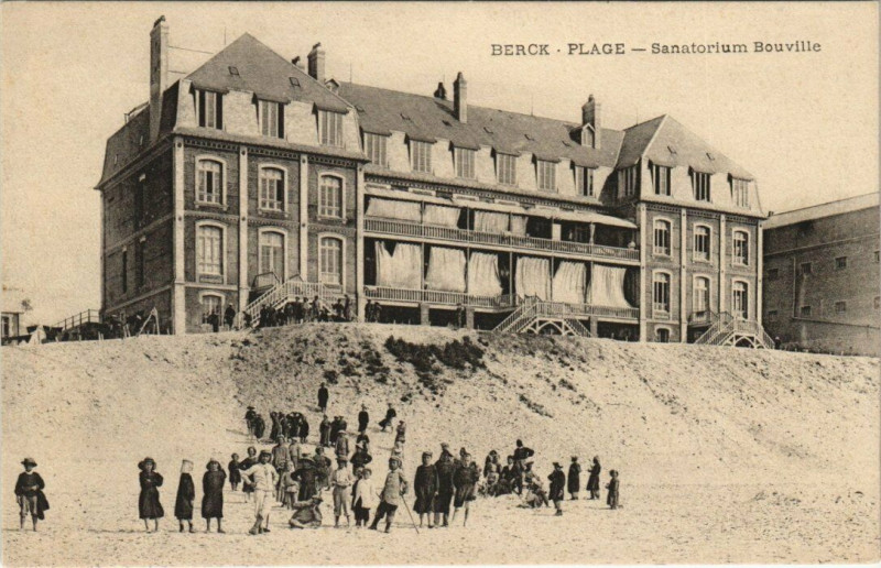 Carte postale ancienne Berck-Plage - Sanatorium Bouville à Berck
