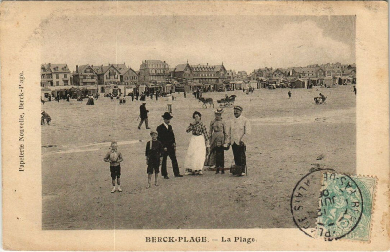Carte postale ancienne Berck-Plage - La Plage à Berck
