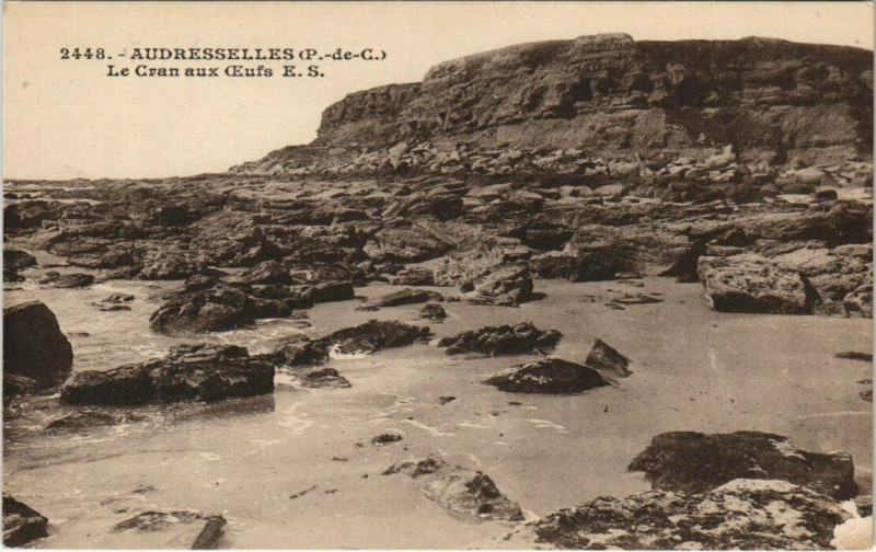 Carte postale ancienne Audresselles Le Cran aux à Audresselles