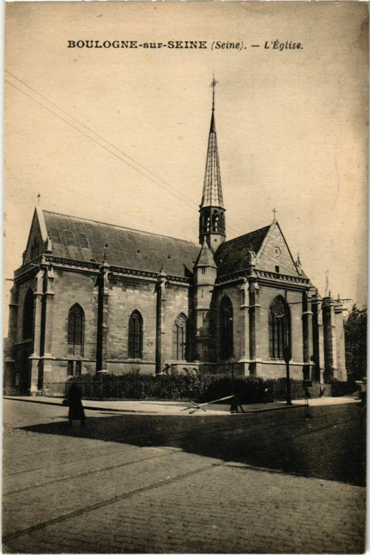 Carte postale ancienne Boulogne sur Mer- Eglise France à Boulogne-sur-Mer