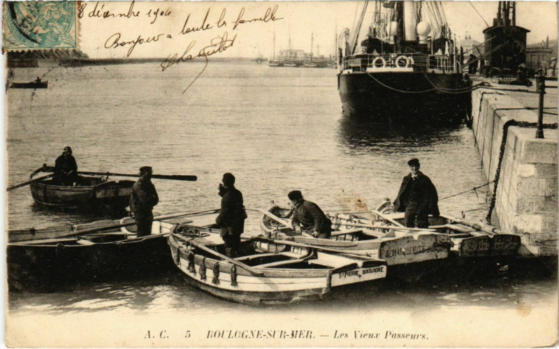 Carte postale ancienne Boulogne sur Mer- Les Vieux Passeaurs France à Boulogne-sur-Mer