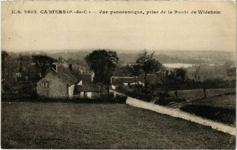 Carte postale ancienne Camiers- Vue panoramique France à Camiers