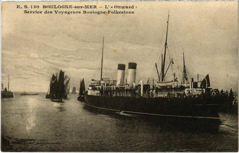 Carte postale ancienne Boulogne sur Mer- L'Onward France à Boulogne-sur-Mer