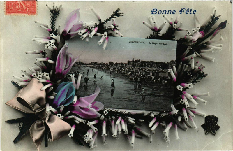 Carte postale ancienne Berck Plage- souvenir France à Berck