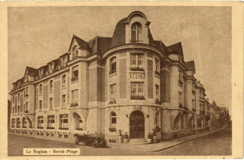 Carte postale ancienne Berck Plage- Le Regina France à Berck