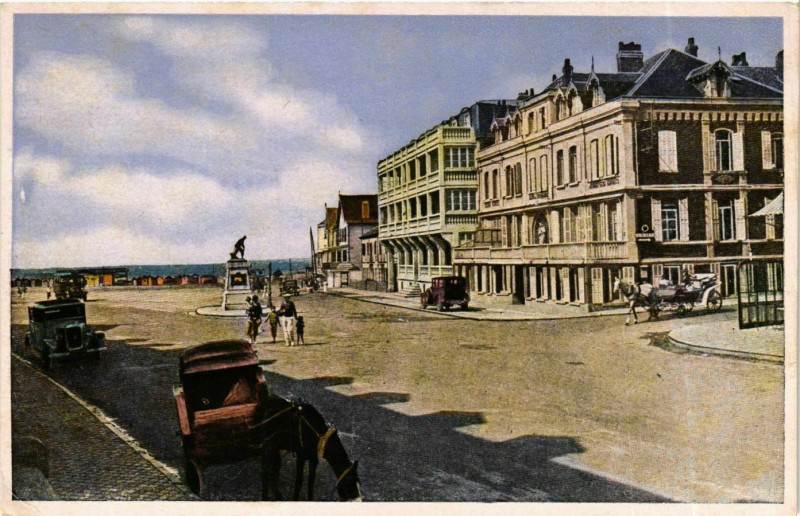 Carte postale ancienne Berck Plage- Entonnoir France à Berck