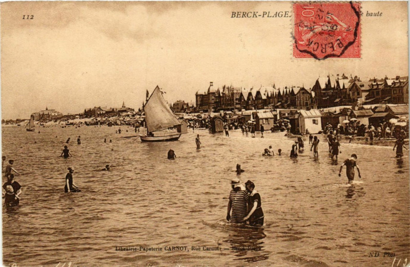 Carte postale ancienne Berck Plage- France à Berck