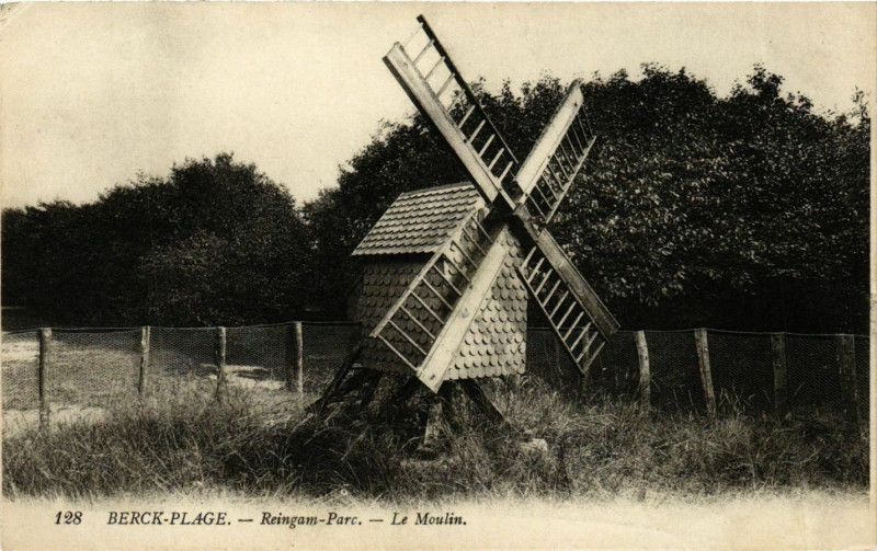 Carte postale ancienne Berck-Plage Reignac-Parc à Berck