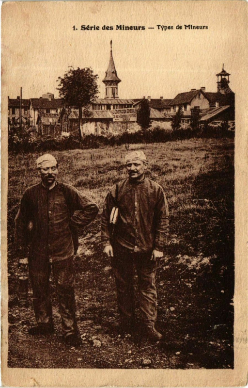 Carte postale ancienne Série des Mineurs - Types de Mineurs