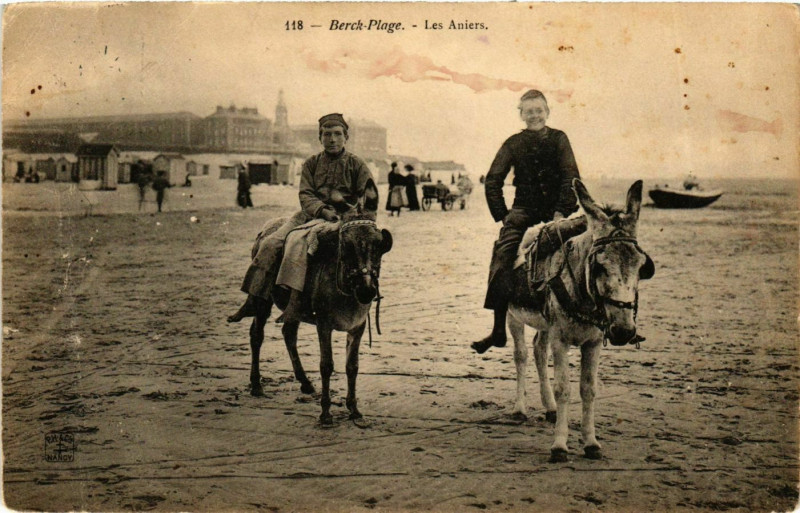 Carte postale ancienne Berck-Plage Les Aniers à Berck