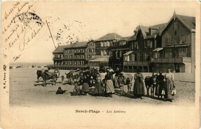 Carte postale ancienne Berck-Plage - Les Anteres à Berck