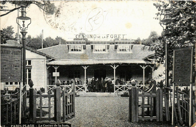Carte postale ancienne Paris-Plage Le Casino de la Forét