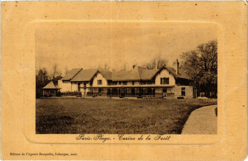 Carte postale ancienne Paris-Plage Casino de la Forét