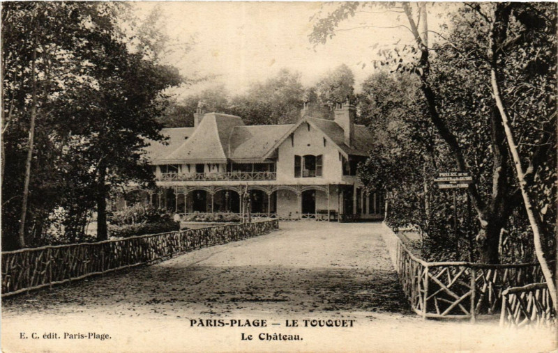 Carte postale ancienne Le Touquet-Paris-Plage Le Chateau au Touquet-Paris-Plage