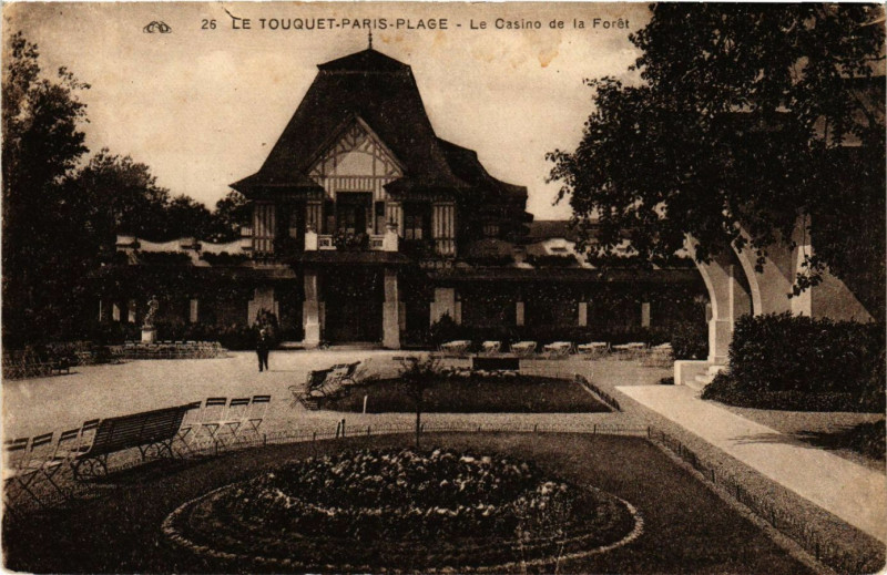 Carte postale ancienne Le Touquet-Paris-Plage Le Casino de la Forét au Touquet-Paris-Plage