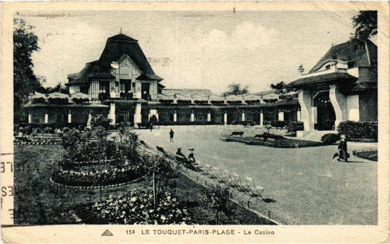 Carte postale ancienne Le Touquet-Paris-Plage Le Casino au Touquet-Paris-Plage
