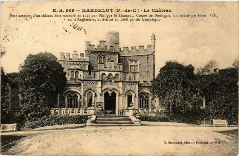 Carte postale ancienne Hardelot Le Chateau
