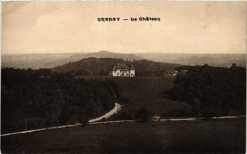 Carte postale ancienne Grenay Le Chateau à Grenay