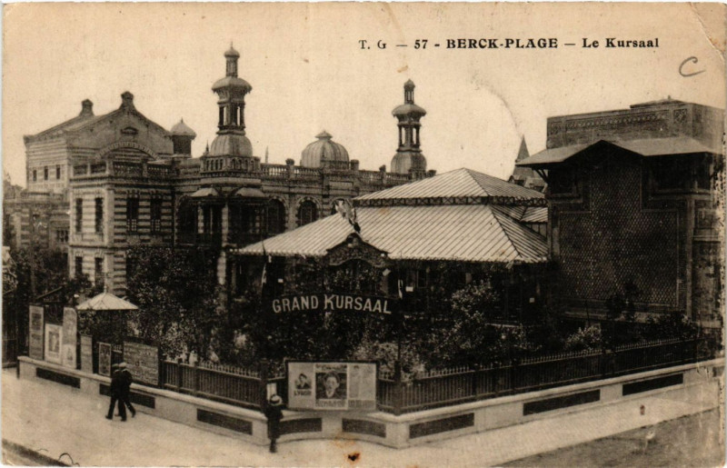 Carte postale ancienne Berck-Plage Le Kursaal à Berck
