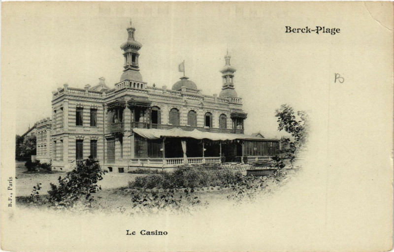 Carte postale ancienne Berck-Plage Le Casino à Berck
