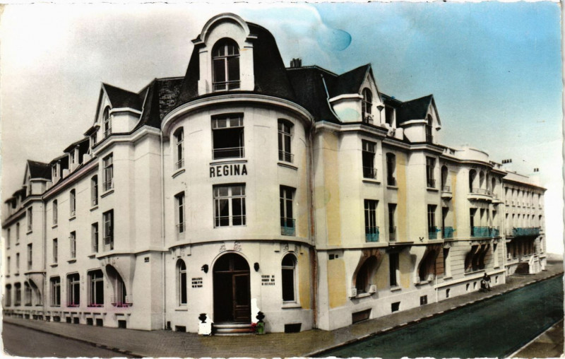 Carte postale ancienne Berck-Plage Hotel Regina à Berck