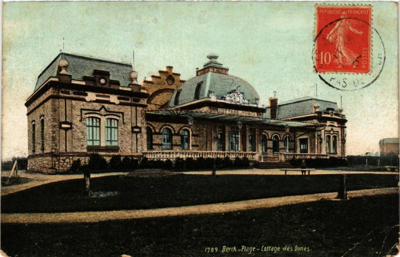 Carte postale ancienne Berck-Plage Cottage des Dunes à Berck