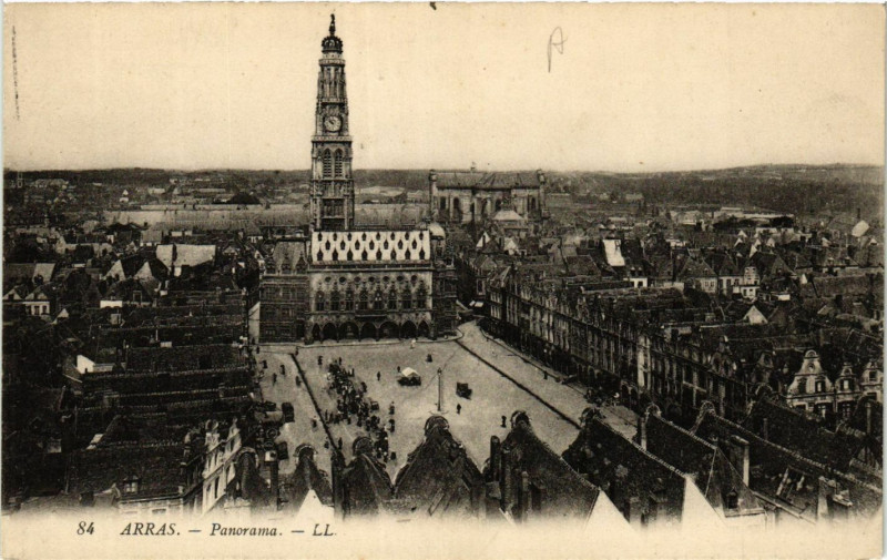 Carte postale ancienne Arras Panorama à Arras