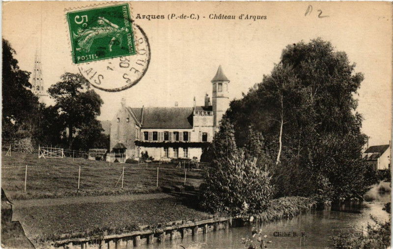Carte postale ancienne Arques Chateau d'Arques à Arques