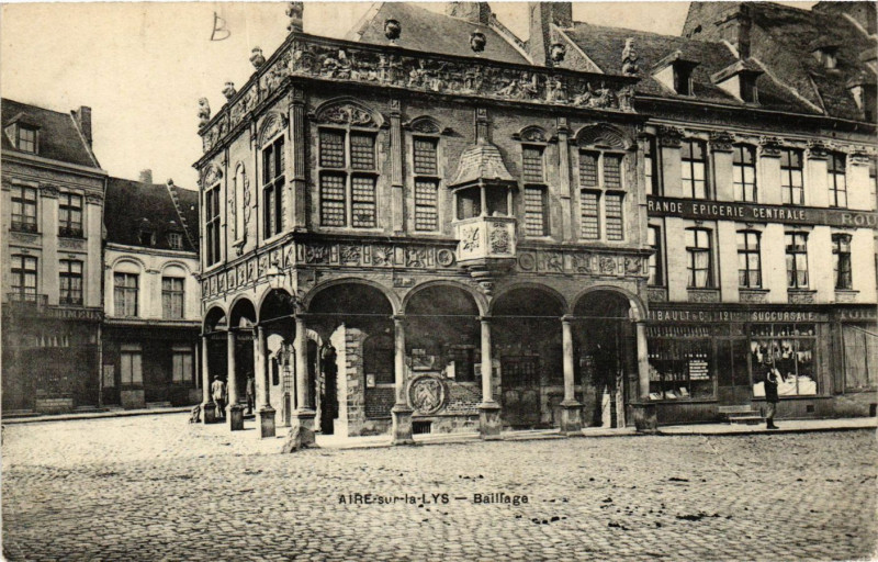 Carte postale ancienne Aire-sur-la-Lys Baillage à Aire-sur-la-Lys