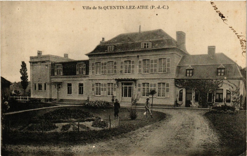 Carte postale ancienne Villa de Saint-Quentin-Lez-Aire