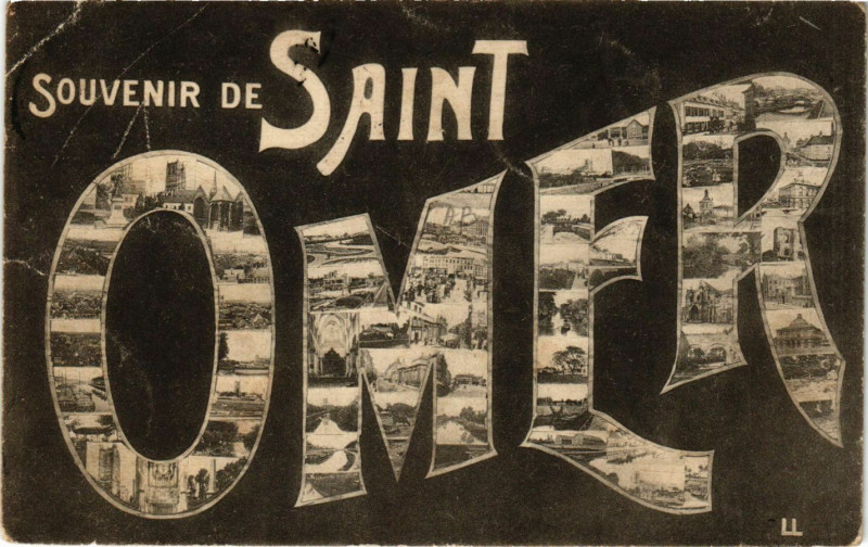 Carte postale ancienne Souvenir de de Saint-Omer à Saint-Omer