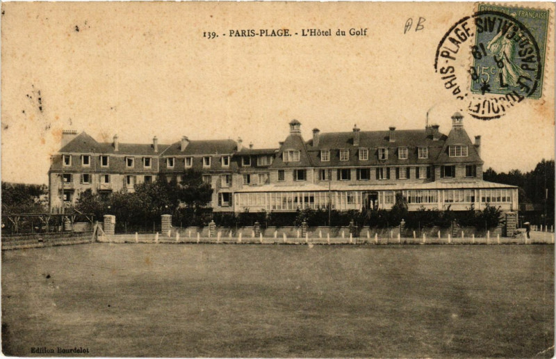 Carte postale ancienne Paris-Plage L'Hotel du Golf