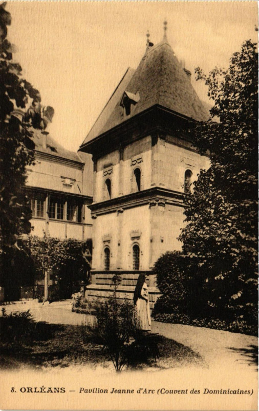Carte postale ancienne Orleans Pavillon de jEanne d'Arc