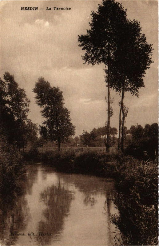 Carte postale ancienne Hesdin La Tarnoise à Hesdin