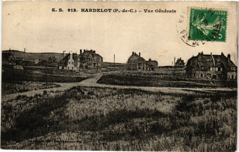 Carte postale ancienne Hardelot Vue générale