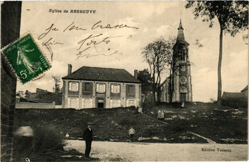 Carte postale ancienne Eglise de Rebreuve
