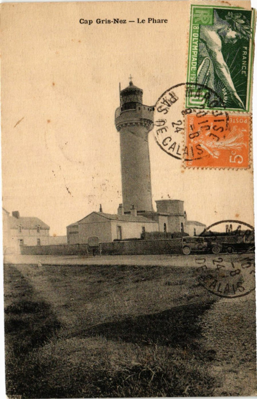 Carte postale ancienne Cap Gris-Nez Le Phare