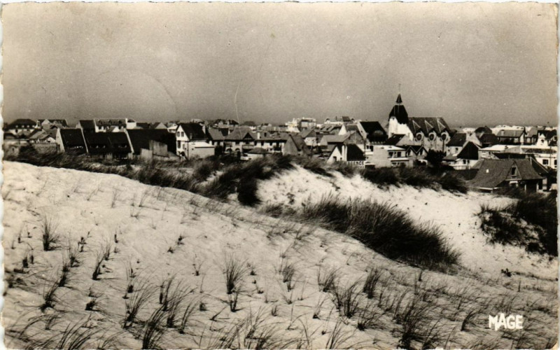 Carte postale ancienne Merlimont Les Dunes Vue générale à Merlimont