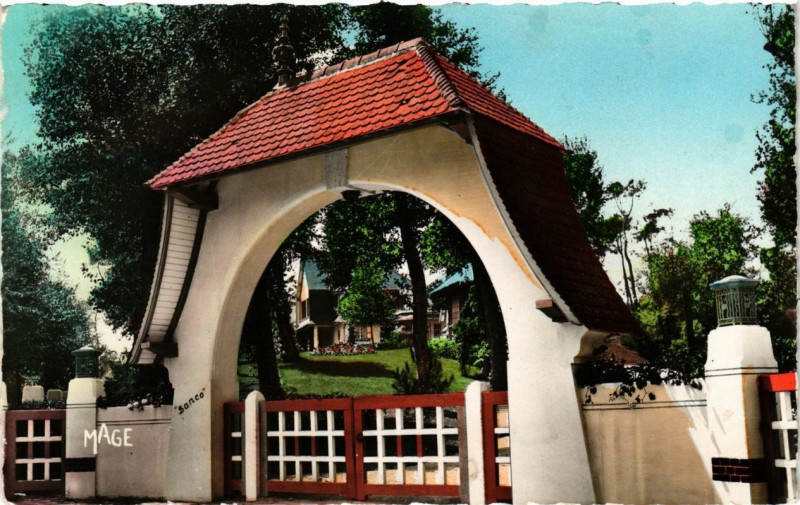 Carte postale ancienne Le Touquet Villa Banco en Foret